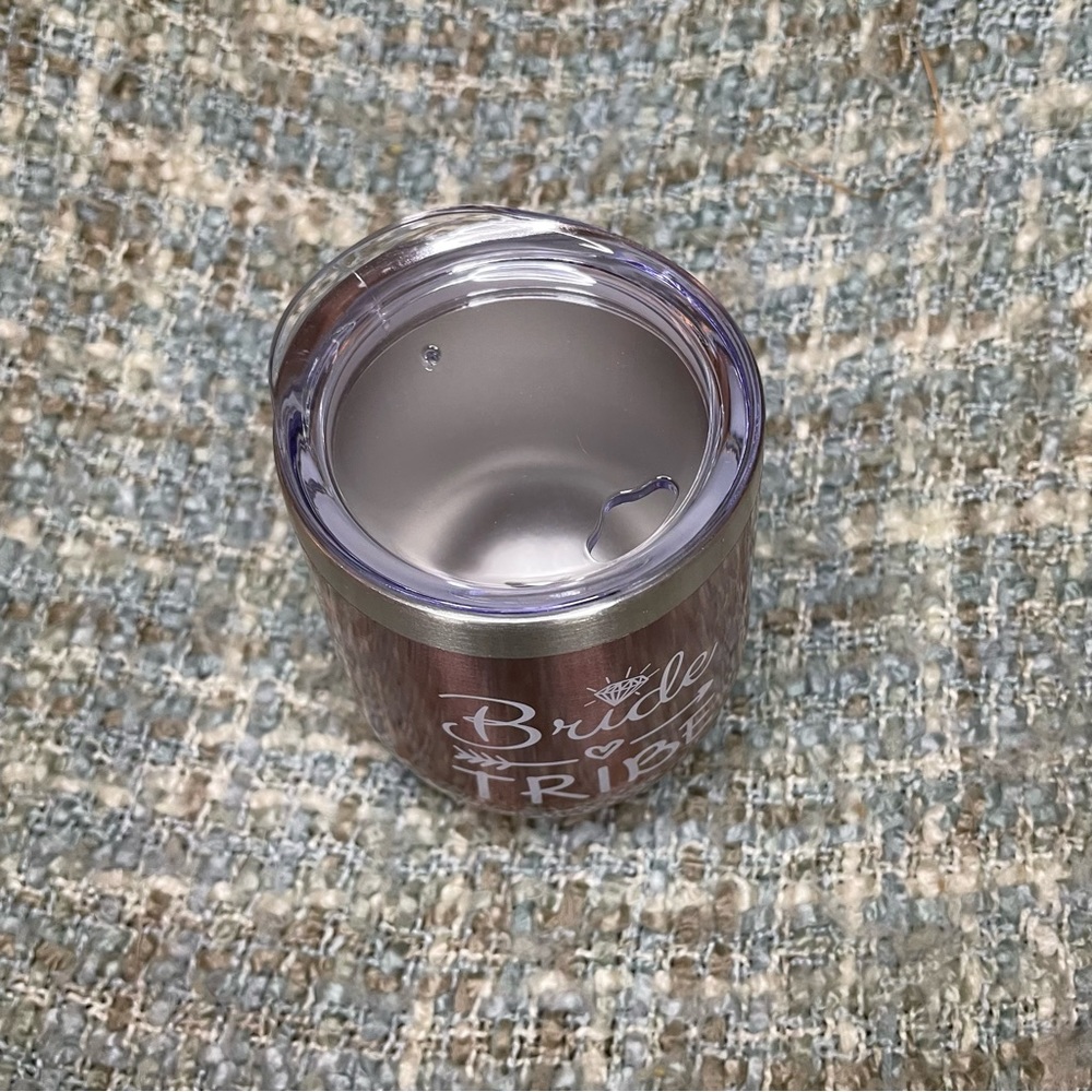 Brand New - 12 oz Bride Tribe Stainless Steel Spill Proof Wine Tumblers (3 Pack) - Picture 3 of 5